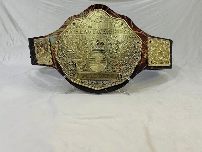 Bill Goldberg World Heavyweight Wrestling Championship Belt