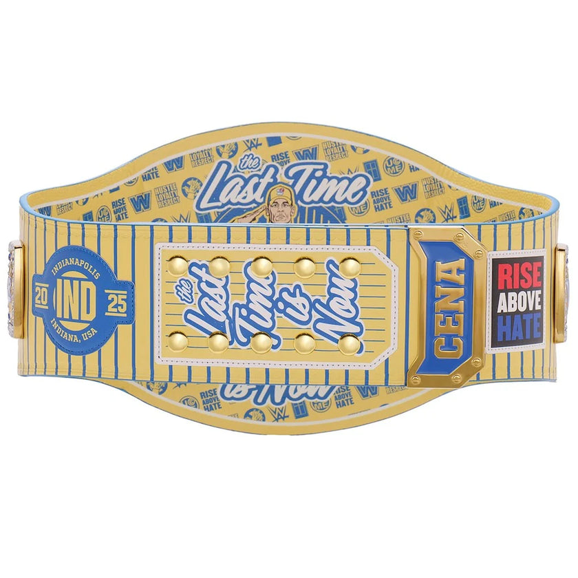 John Cena Farewell Tour 2025 Indianapolis Spinner Championship Replica Title Belt