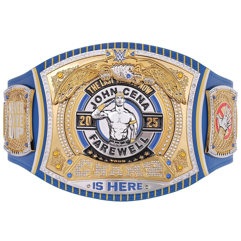 John Cena Farewell Tour 2025 Indianapolis Spinner Championship Replica Title Belt
